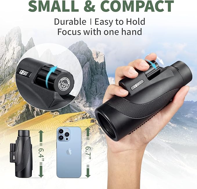 Gosky Titan 12X50 Monocular Telescope - Image 2