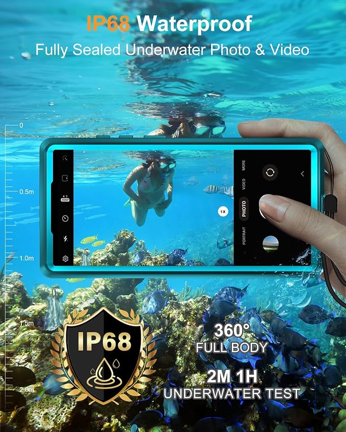 for Samsung Galaxy S23 Ultra Waterproof Case, Magnetic Heavy Duty Military - Image 3