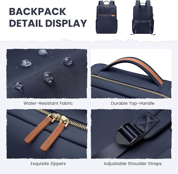 Laptop Backpack for Women, Work Business Traval Computer Backpacks - Image 6