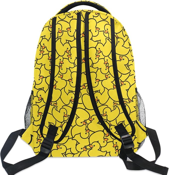 Wamika Yellow Ducks Backpack Farm Cartoon Animals School Backpacks Preschool - Image 7
