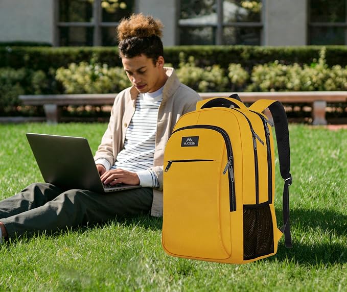 MATEIN Travel Laptop Backpack, Sturdy Anti Theft College School Backpack - Image 9