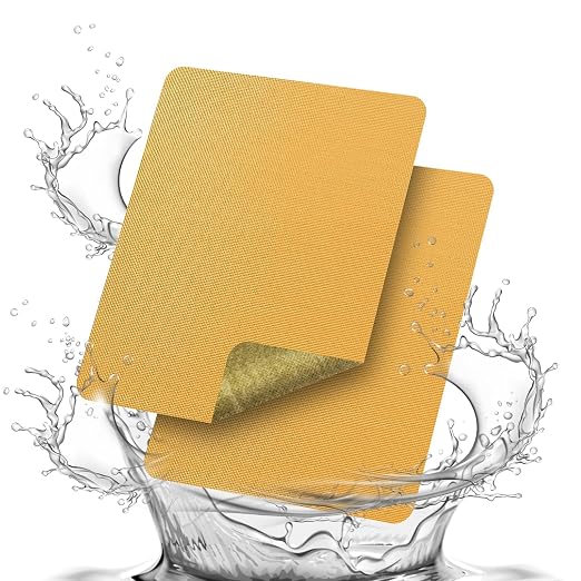 Waterproof Fabric Repair Patch, 9×11Inch 2 Pcs Self-Adhesive Fabric Repair Kit by ForABetterHomeLife