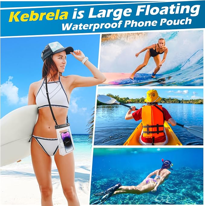 Large Waterproof Phone Pouch Floating, Universal Waterproof Phone Case - Image 4