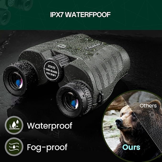 25x32 UHD Compact Binoculars for Adults High Powered - Image 6