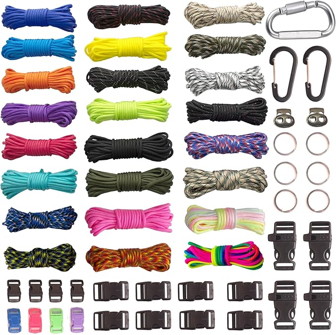 Paracord, Paracord 550 Combo Crafting Kits by GEGEDA