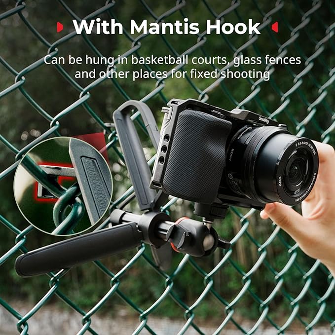 SMALLRIG Small Camera Tripod Selfie Stick, Extendable 8"-15" Mini Handheld - Image 3