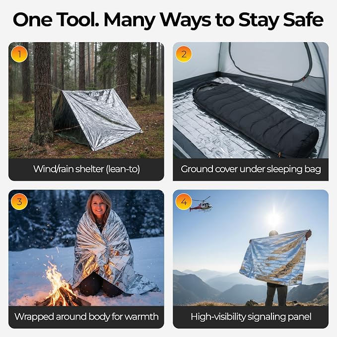 Sierra Madre Emergency Mylar Thermal Space Blanket - Image 6