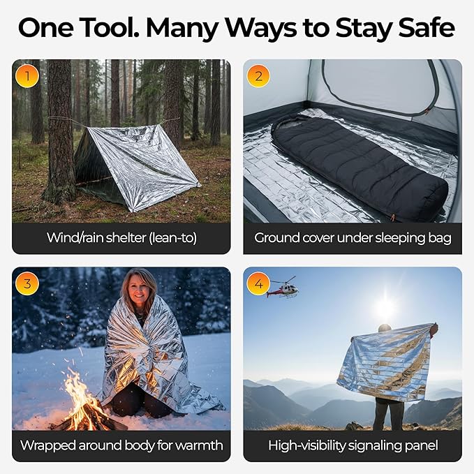 Sierra Madre Emergency Mylar Thermal Space Blanket - Image 6