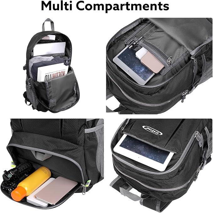 G4Free 40L Lightweight Packable Hiking Backpack, Waterproof Travel Daypack - Image 3