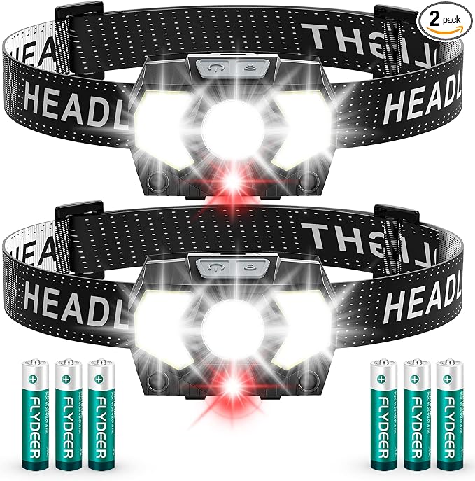 Lsnisni LED Headlamp 2 Pack, 1500 Lumen Bright Head Lamp by Lsnisni