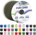 Paracordland-270LB Paracord Rope-50ft-Micro 2mm-Utility Cord Thin Braided Best by Unknown