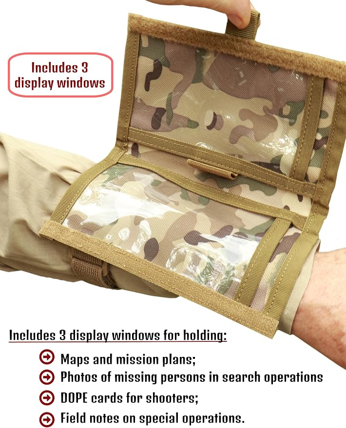 Underalert Tactical Wristband Dope Card Holder Sniper Data Book Quarterback - Image 6