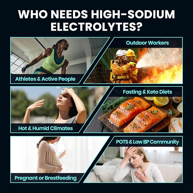 Venture Pal High Sodium Sugar-Free Electrolyte Powder Packets - Image 4