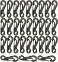 Mini Carabiner Clips with Metal Spring Wiregate Hook and Little Eye Hole by Bytiyar