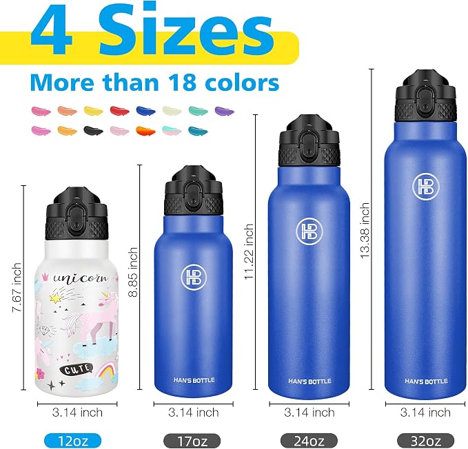 Han's Bottle Kids Water Bottle - Image 2