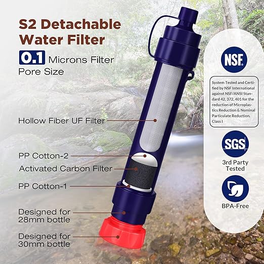 Membrane Solutions Gravity Water Filter Pro 6L, NSF/ANSI 42&372&401 Certified - Image 4