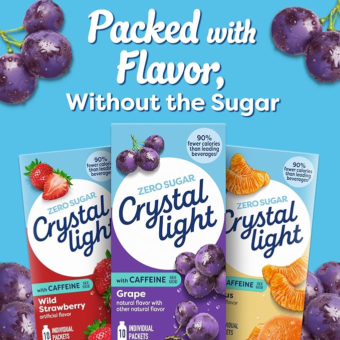 Crystal Light On The Go Energy Grape - Image 9