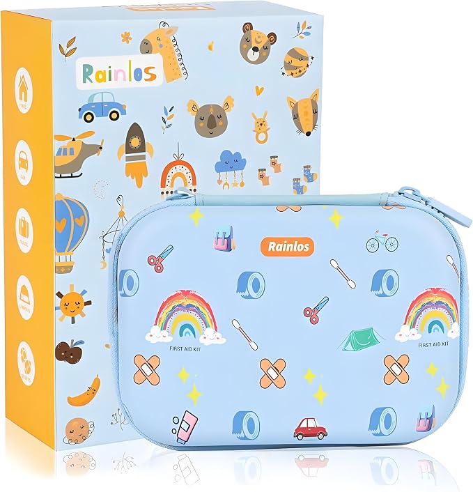 Small-First-Aid-Kit-for-Home-Car-Travel-Camping-Hiking-Kids, Mini Cute Portable by Unknown