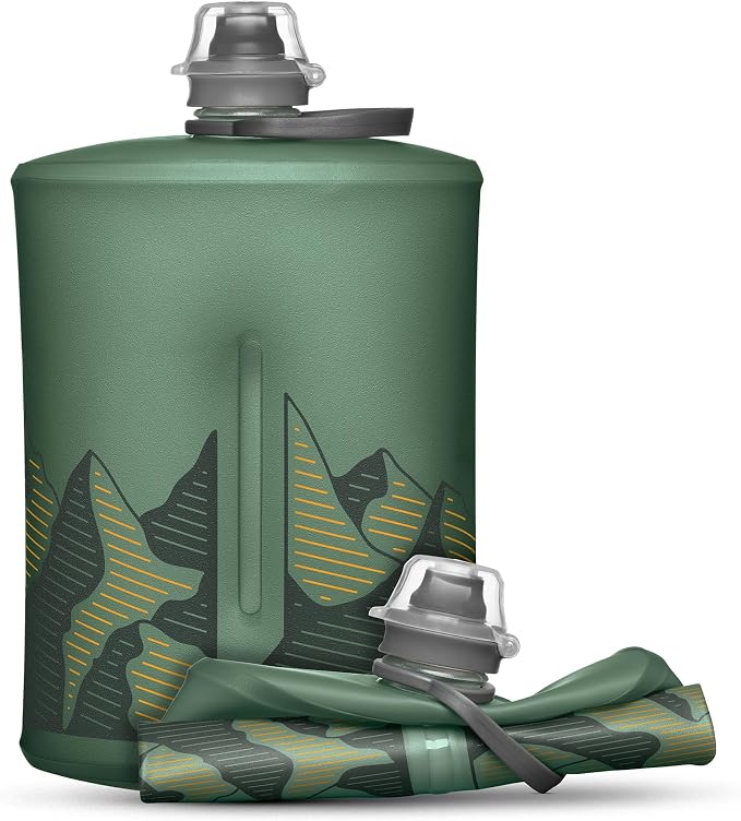 HydraPak Stow Collapsible Water Bottle – 350ml, 1L – Ultralight, Leak-Proof by Hydrapak