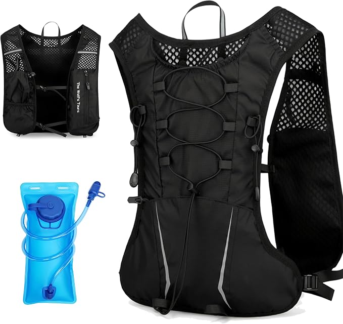 XBT Hydration Pack with 2L Water Bladder – Lightweight Running Vest by Unknown