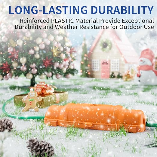 9 Pack Outdoor Extension Cord Safety Cover - Image 5