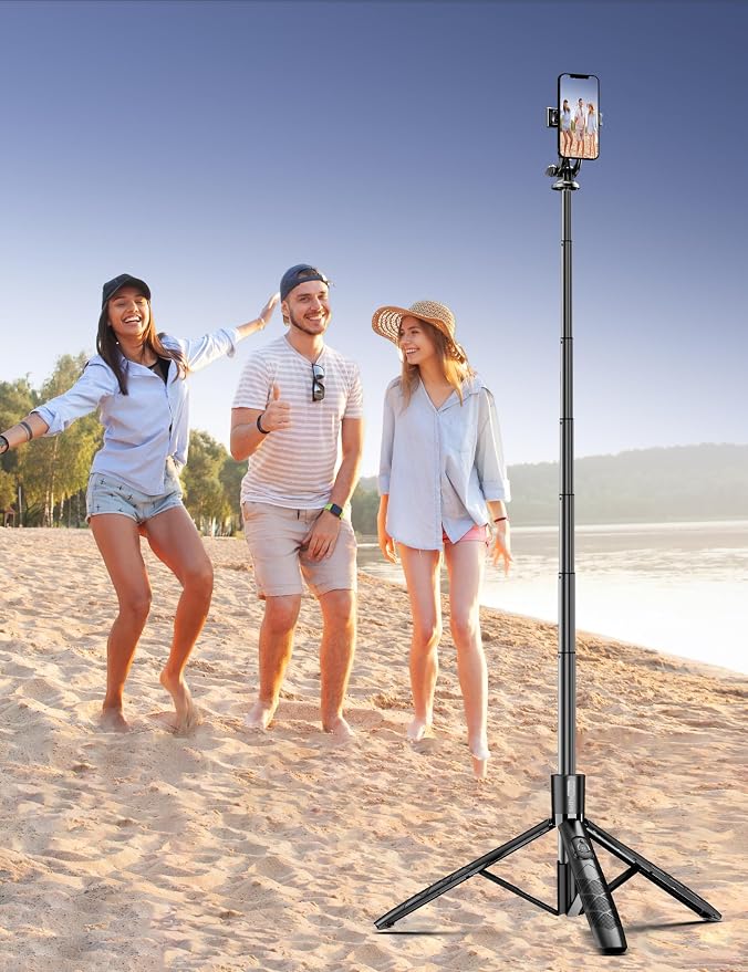 Aluminum 71" Phone Tripod, Travel Tripods - Image 8