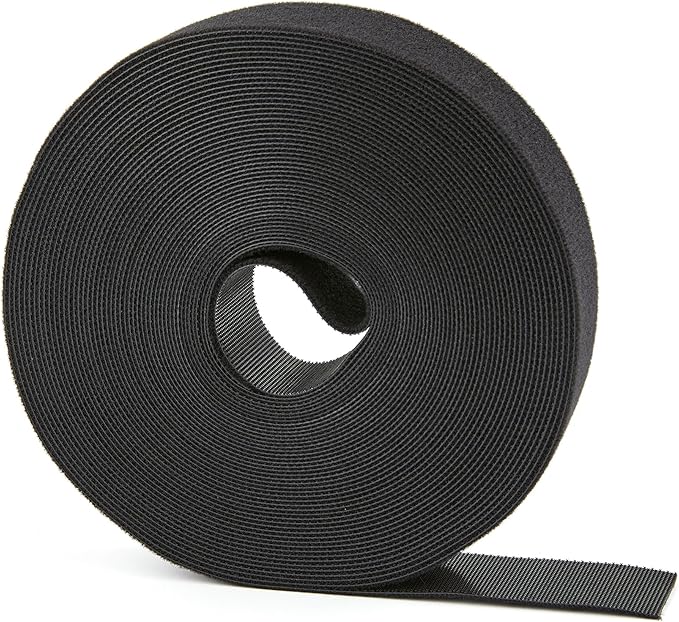 40FT x 3/4 inch Hook and Loop Roll, Reusable Fastening Cable Ties, Office and by NBTORCH