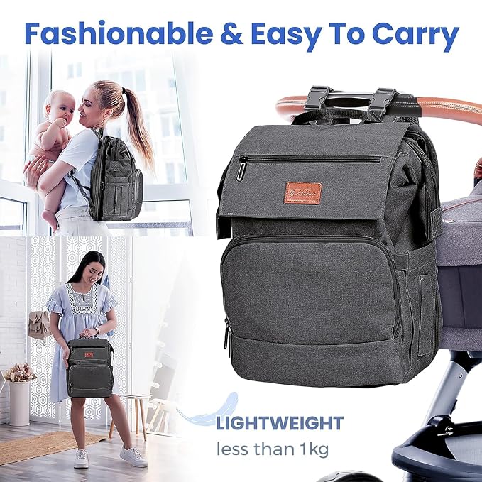 PILLANI Baby Diaper Bag Backpack - Image 5