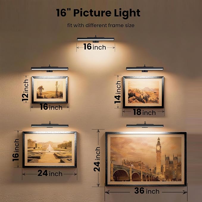 2Pack Picture Light, 13Hrs Lasting Battery Operated Picture Lights - Image 9
