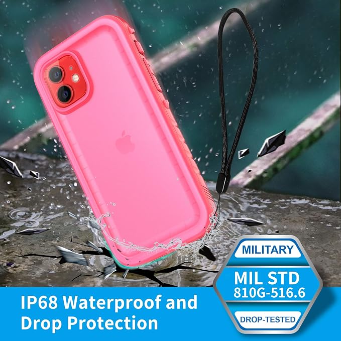 SPORTLINK for iPhone 12/12 Pro Waterproof Case, Full Body Shockproof Dustproof - Image 3
