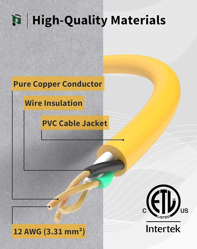 6Ft 12/3 Outdoor Extension Cord - Image 3