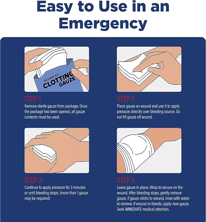 Adventure Medical Kits QuikClot Advanced Clotting Gauze - Image 7