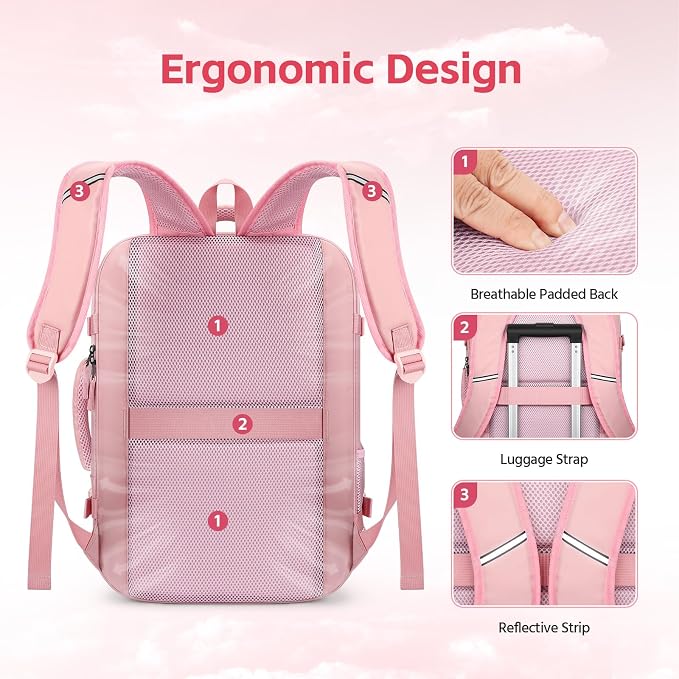 RealCool Travel Backpack for Women Men - Image 6