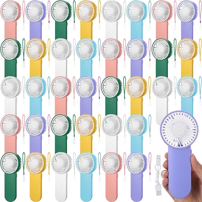 Sumind 36 Pcs Small Personal Portable Fan Mini Handheld Bulk 1 Speed Electric by Sumind