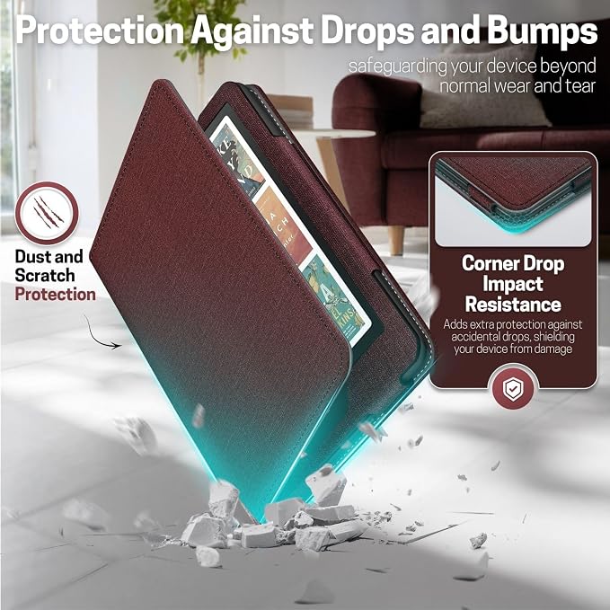 TNP Stand Case with Strap for Kindle Paperwhite 12th Gen 2024 / Kindle - Image 5