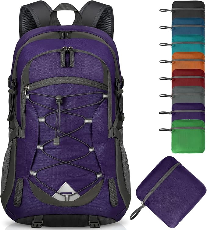 IGOLUMON Hiking Backpack 40L Packable Lightweight Camping Backpack Men Women by IGOLUMON