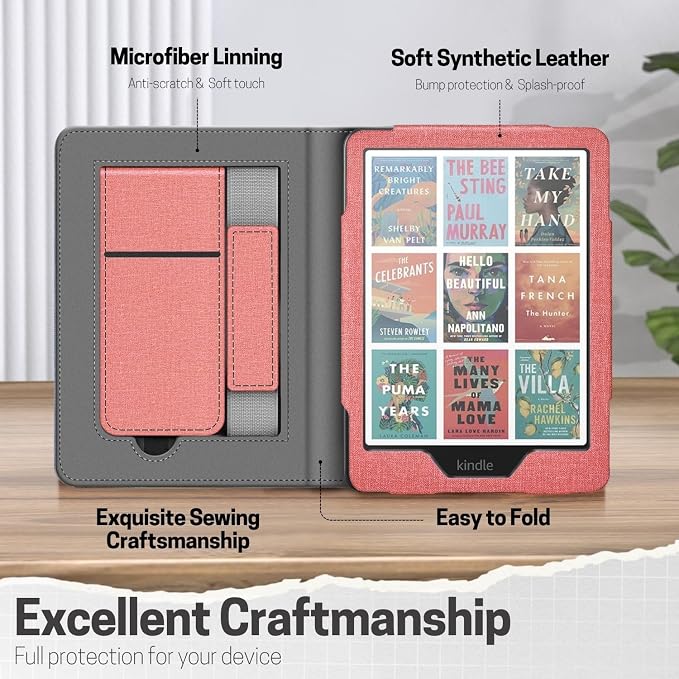 TNP Stand Case with Strap for Kindle Paperwhite 12th Gen 2024 / Kindle - Image 6