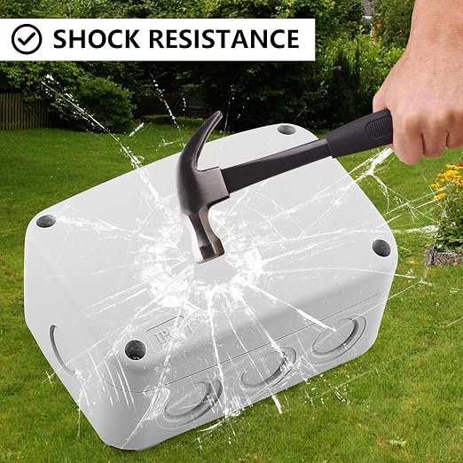 SuperInk White Outdoor Junction Box IP66 Waterproof Electrical Enclosure - Image 7