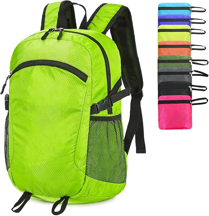 Small Hiking Daypack, 15L Water-Resistant Hiking Backpack Packable Lightweight by SFIUYDS