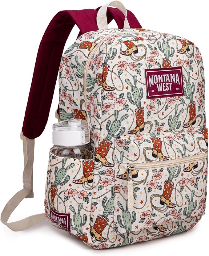 Montana West Backpack for Women Men 2 PCS Lightweight College Bookbags Casual - Image 3