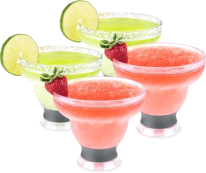 Host Freeze Plastic Margarita Glasses, Gifts by HOST