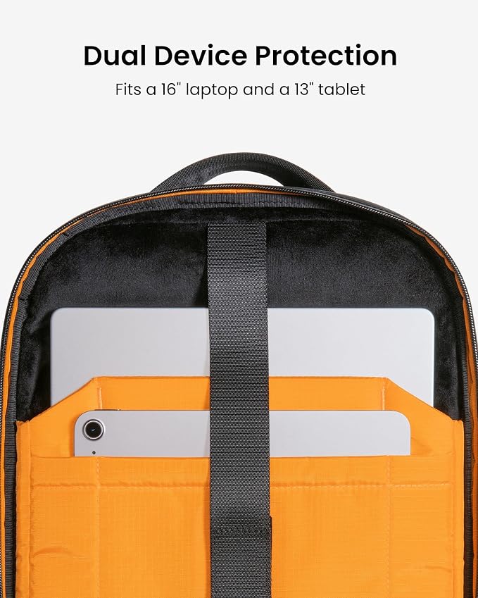 tomtoc Laptop Backpack 26L X-Pac, Large Business Work Bag Fits 15.6-16 Inch - Image 6