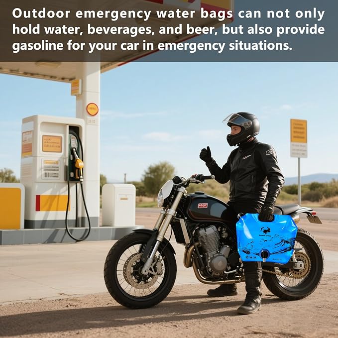 Collapsible 8L Water Storage Bag, BPA-Free Portable Folding Water Jug - Image 6