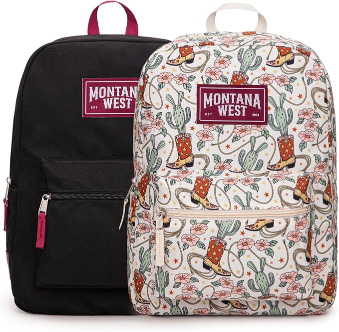 Montana West Backpack for Women Men 2 PCS Lightweight College Bookbags Casual by THEOFFICIALMONTANAWEST