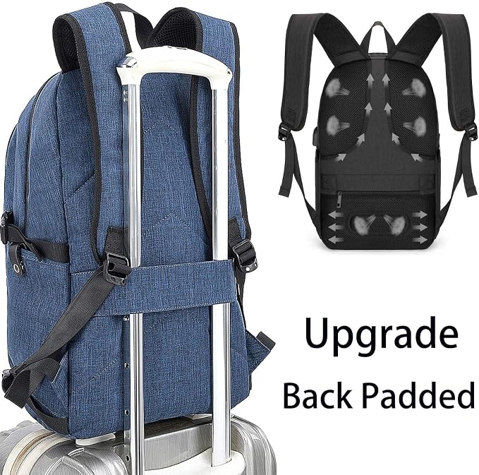 Tzowla Travel Laptop Backpack Water Resistant Anti-Theft Bag - Image 6