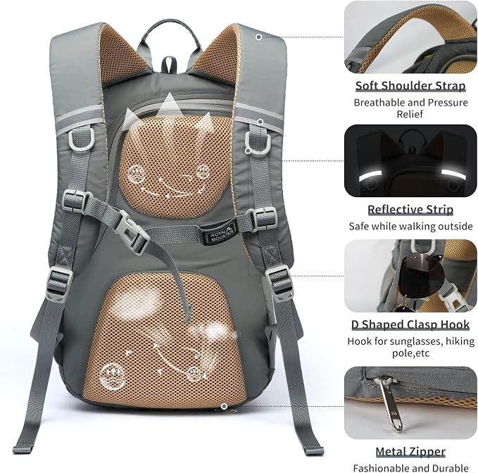 Small Hiking Backpack, 20L Lightweight Travel Backpacks - Image 4