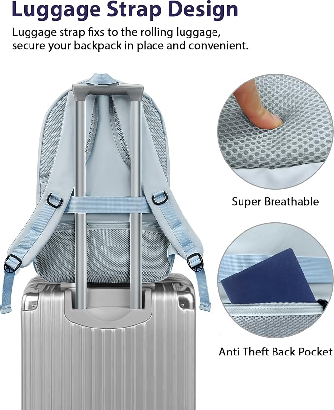 MATEIN 30 L Large Laptop Backpack, Stylish Lightweight Nursing Teacher Work - Image 3