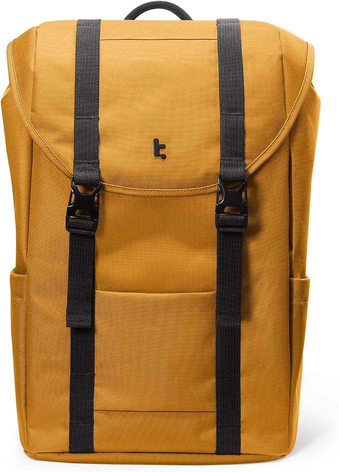 tomtoc Flap Laptop Backpack, Lightweight, Water-Resistant Casual Daypack by tomtoc