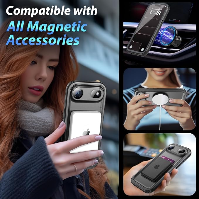 SPORTLINK for iPhone Air Case, IP68 Waterproof Military Protective Full Body - Image 3