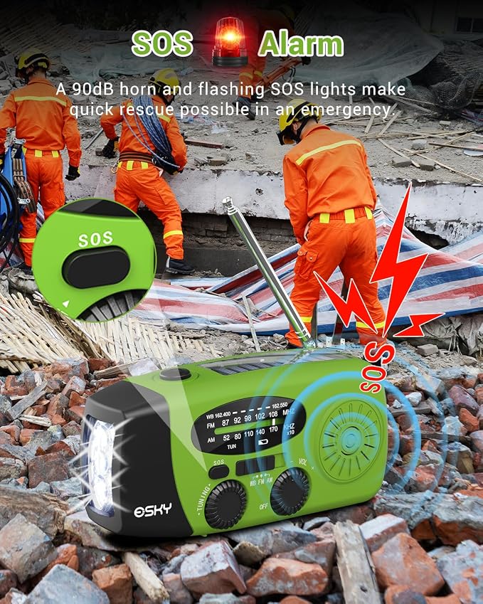 Esky Emergency Hand Crank Radio - Image 3